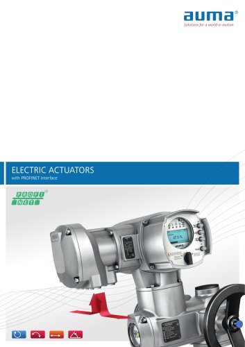 Electric Actuators with PROFINET interface