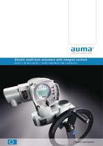 Electric multi-turn actuators with integral controls 11/15/2012