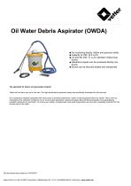 Oil Water Debris Aspirator (OWDA)