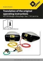 VETTER Wedge Lifting Bags 1 bar / 14.5 psi 6 to