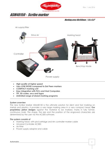 ASM40150 - Scribe marker