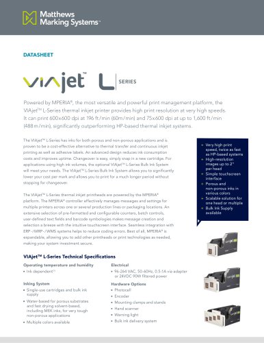 VIAjet L-Series