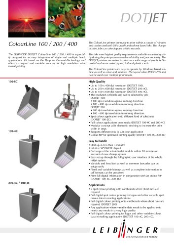 DOTJET ColourLine 100/200/400