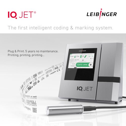 The first intelligent coding & marking system.