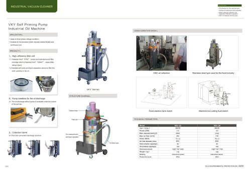 VILLO / Industrial oil filter machine / CNC oil collection, food oil collection / VKY