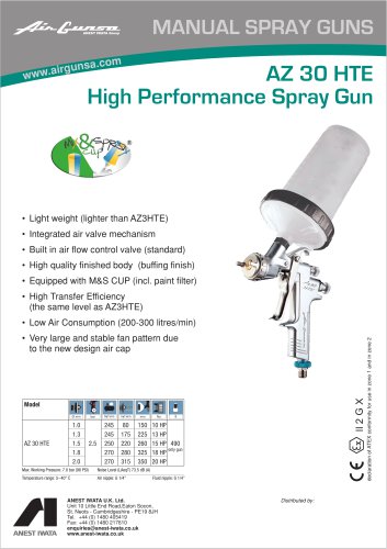 High Performance Spray Gun AZ 30 HTE