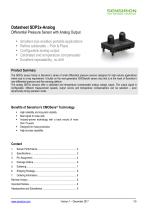 SDP3x-Analog Differential Pressure Sensor with Analog Output