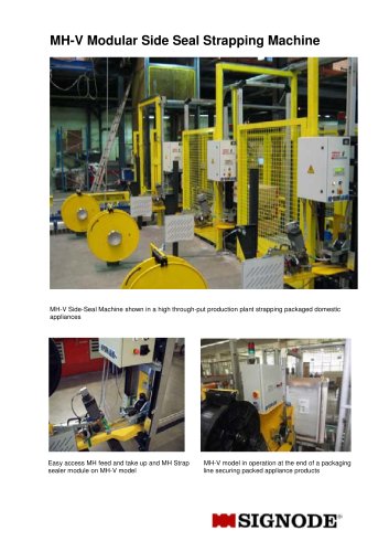 MH-V Modular Side Seal Strapping Machine