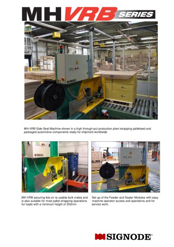 MH-VRB Side-Seal Pallet Strapping Machine