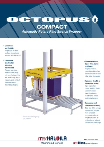 Octupus Compact Automatic Rotary Ring Stretch Wrapper