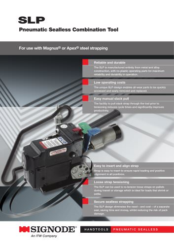 SLP Pneumatic Combination Tool for steel strap