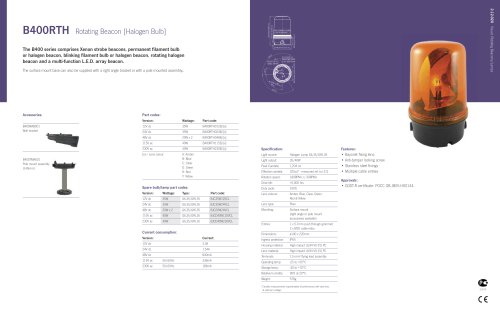 B400RTH Rotating Beacon