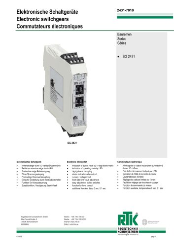 electronic switchgear