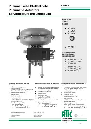 pneumatic actuator