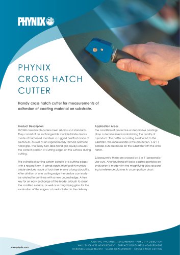 Cross hatch cutter