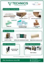 Technicis Filtration - Catalog filters for paint spray booths
