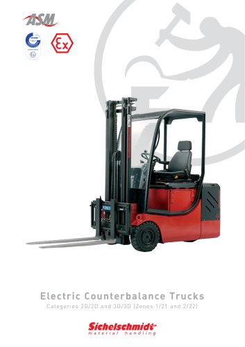 Electric Counterbalance Trucks -  Zones 1 and 2