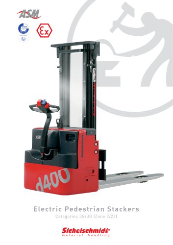 Explosion proof electric pedestrian stackers- Zone 1