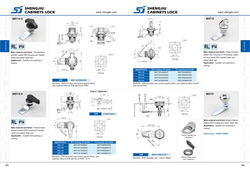 CABINETS LOCK MS714-3