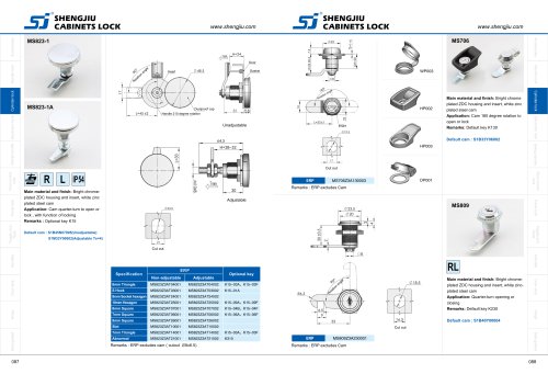 cylinder cabinet lock 08