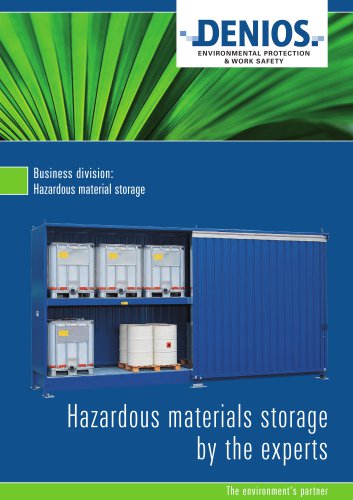 Hazardous storage brochure