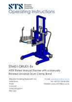 Drum Tipper - STM01-DRU01 - Operation Manual (Manual drum lifter STM01-DRU01)