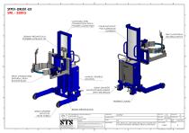 Drum Tipper - STP01-DRU01-Ex - Technical Drawings(Pneumatic drum lifter STP01-DRU01-Ex)