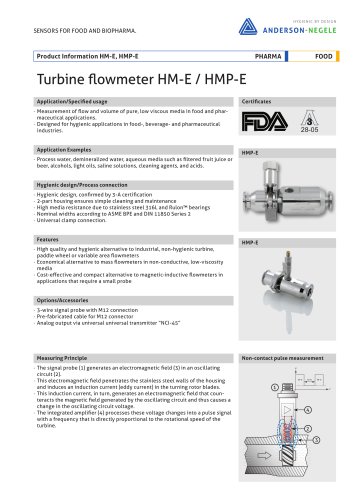 HMP-E Flow Sensors