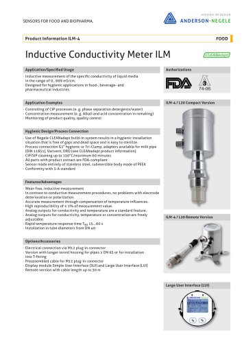 ILM-4 Conductivity Sensors