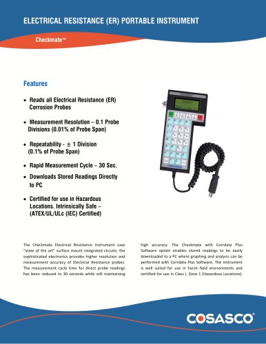 ELECTRICAL RESISTANCE (ER) PORTABLE INSTRUMENT