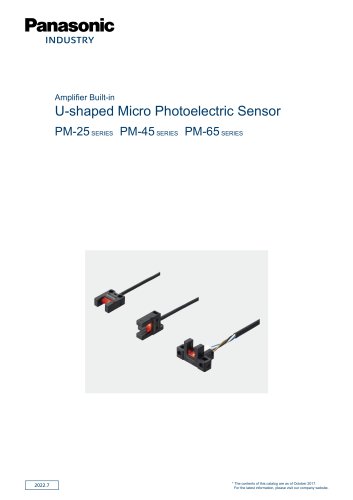 U-shaped Micro Photoelectric Sensor