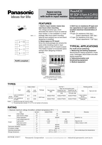 AQS SOP Voltage Sensitive Catalog