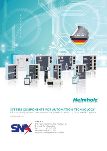 YSTEM COMPONENTS FOR AUTOMATION TECHNOLOGY