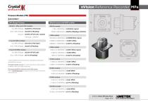 nVision Reference Recorder MPa Datasheet