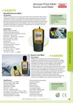 V&A  Absolute Press Meter /Sound level Meter VA8070/VA8080 Environmental testing