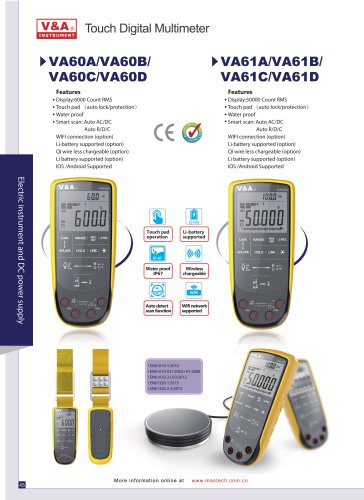 Electric instrument and DC power supply