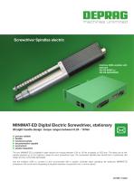MINIMAT-ED DIgital electric screwdriver, stationary