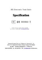 BINCEN Truck scale SCS series technical instruction