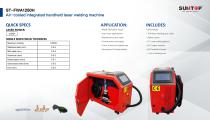 ST-FWA1250H Air-cooled integrated handheld laser welding machine