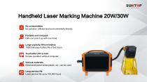 SUNTOP rechargeable handheld fiber laser marking machine ST-RFL20H/ST-RFL30H