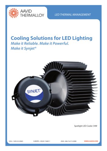 Cooling Solutions for LED Lighting