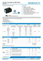 QA / DC DC converter for IGBT driver