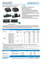 URB_YMD-15WR3 Series 15W, Ultra wide input isolated & regulated single output ,DIP packaging, DC-DC converter