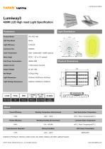 LED HIGH MAST LIGHT |400W Lumiway3 High mast light Specification