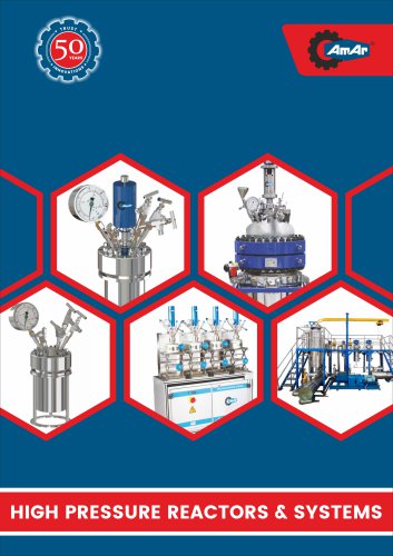 HIGH PRESSURE STIRRED REACTORS / AUTCLAVE CATALOGUE