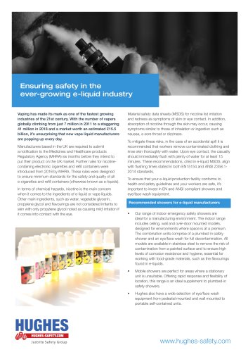 Ensuring safety in the ever-growing e-liquid industry