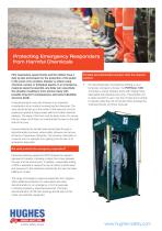 Reducing first responder exposure to hazardous chemicals