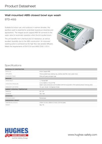 STD-45G Product Datasheet