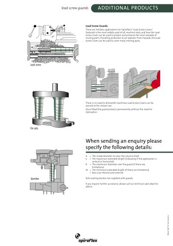 Lead Screw Guards 