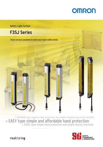 F3SJ Series Safety Light Curtain